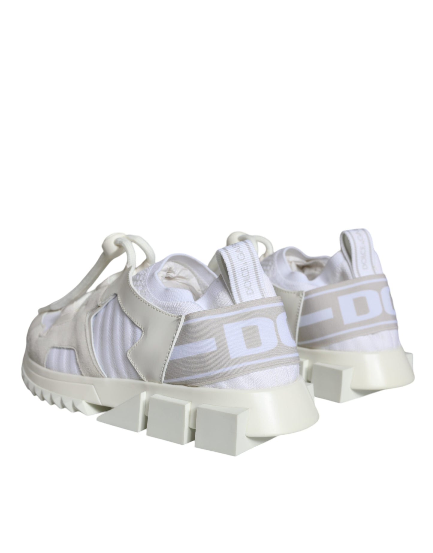 White Mesh Sorrento Trekking Sneakers Shoes - The Luxe Alliance