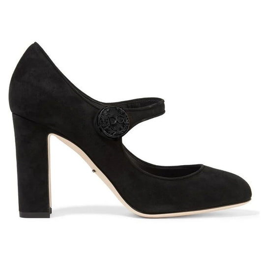 Black Leather Di Capra Pump - The Luxe Alliance