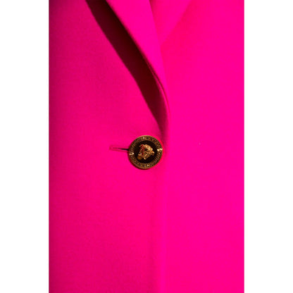 Fuchsia Viscose Jackets & Coat - The Luxe Alliance