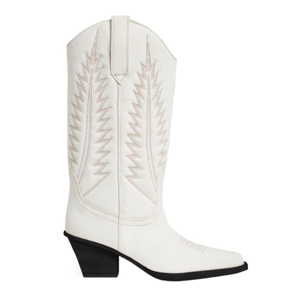 White Leather Boot - The Luxe Alliance