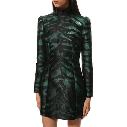 Green Polyester Dress - The Luxe Alliance