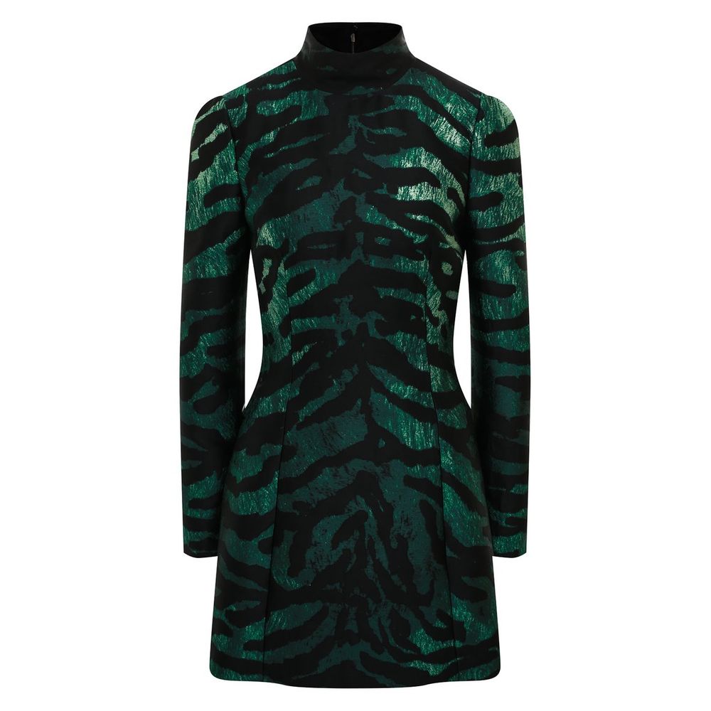 Green Polyester Dress - The Luxe Alliance