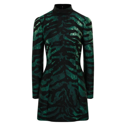 Green Polyester Dress - The Luxe Alliance