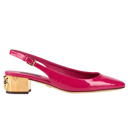 Fuchsia Leather Di Calfskin Pump - The Luxe Alliance