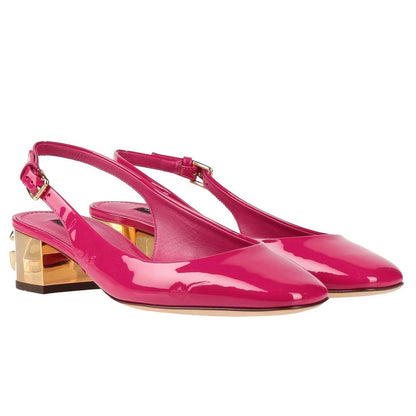 Fuchsia Leather Di Calfskin Pump - The Luxe Alliance