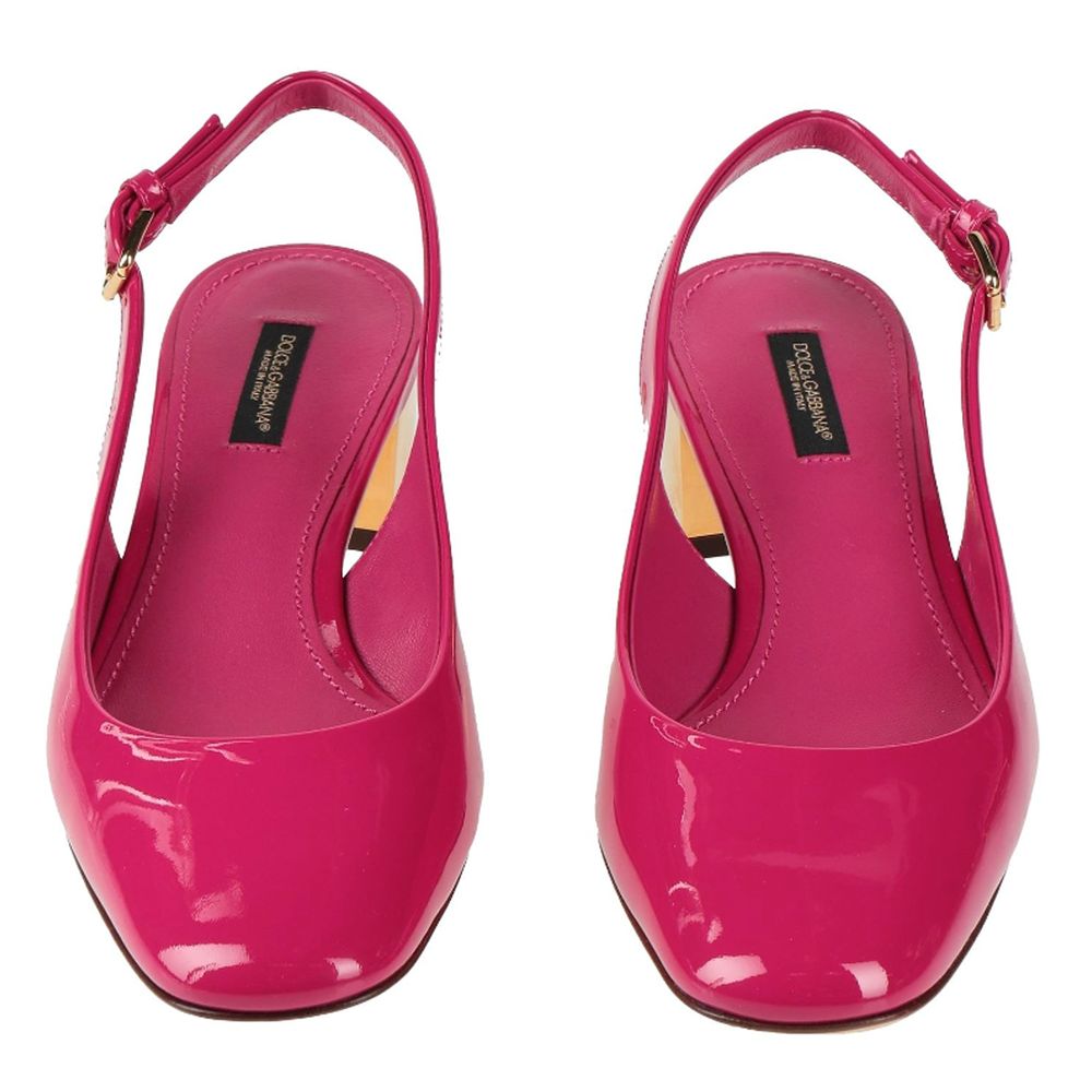 Fuchsia Leather Di Calfskin Pump - The Luxe Alliance