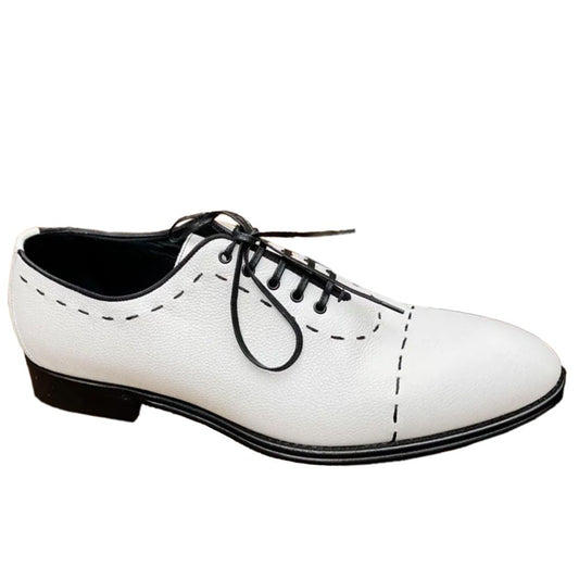  - White Leather Di Calfskin Formal