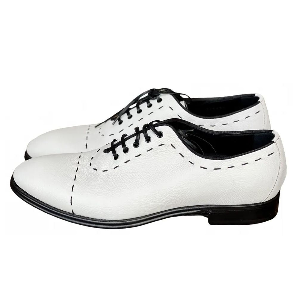  - White Leather Di Calfskin Formal