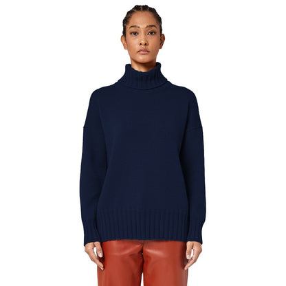 Blue Cashmere Sweater - The Luxe Alliance