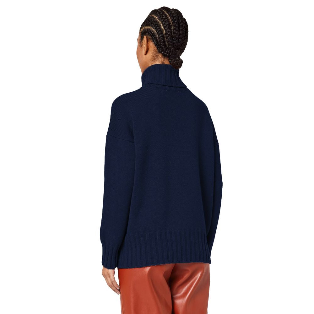 Blue Cashmere Sweater - The Luxe Alliance