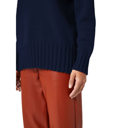 Blue Cashmere Sweater - The Luxe Alliance