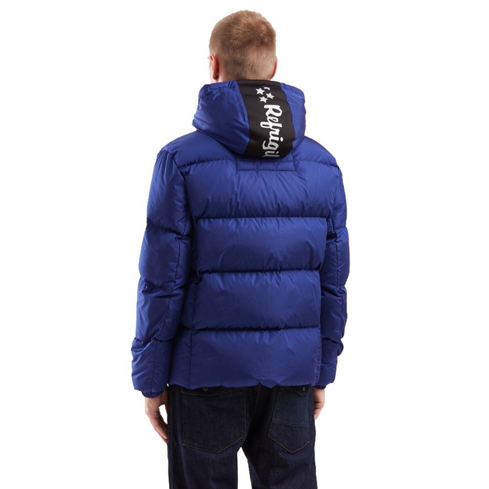 Blue Nylon Jacket