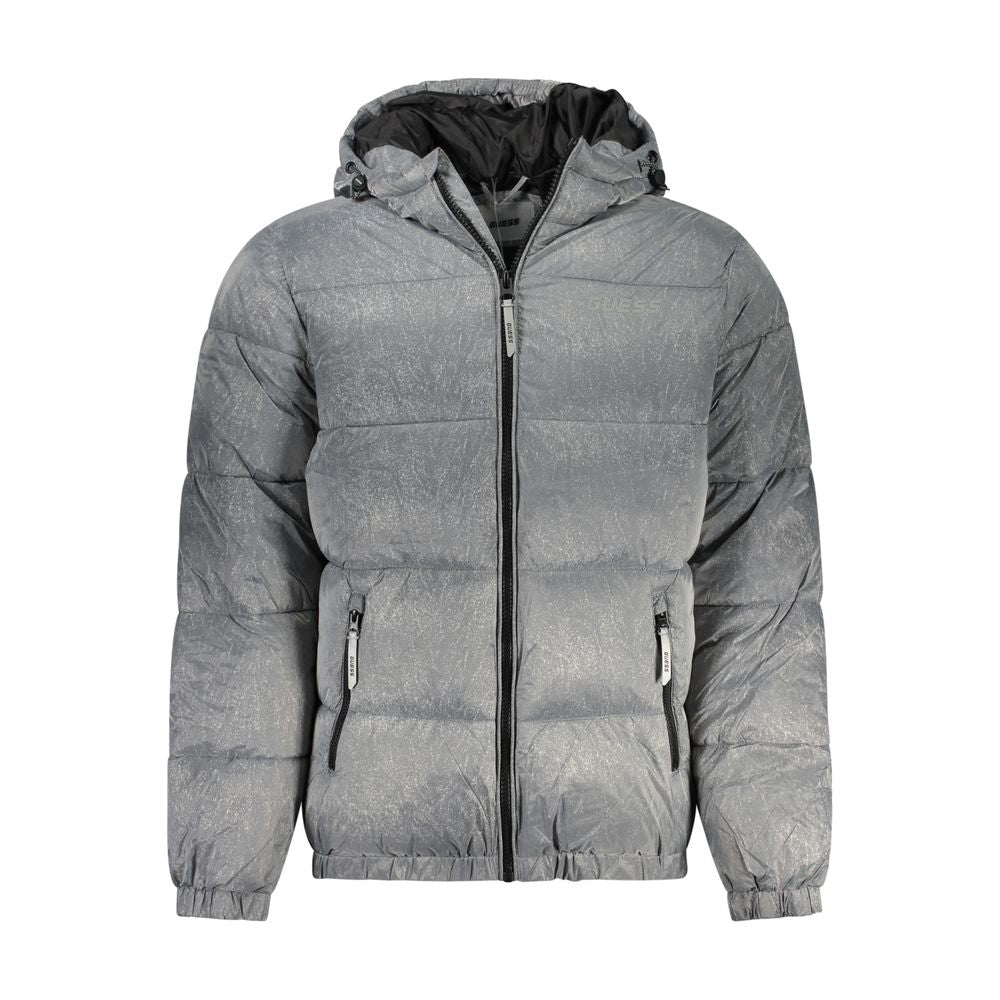 Gray Polyamide Jacket - The Luxe Alliance