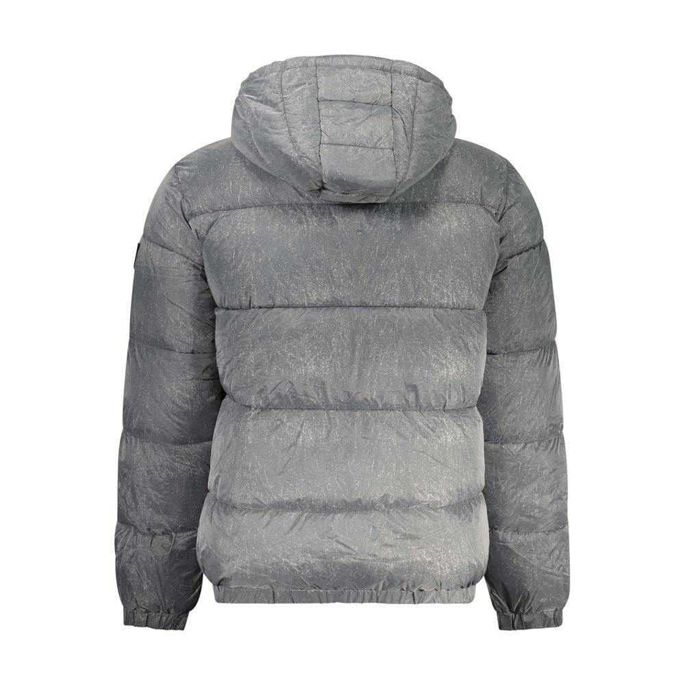 Gray Polyamide Jacket - The Luxe Alliance