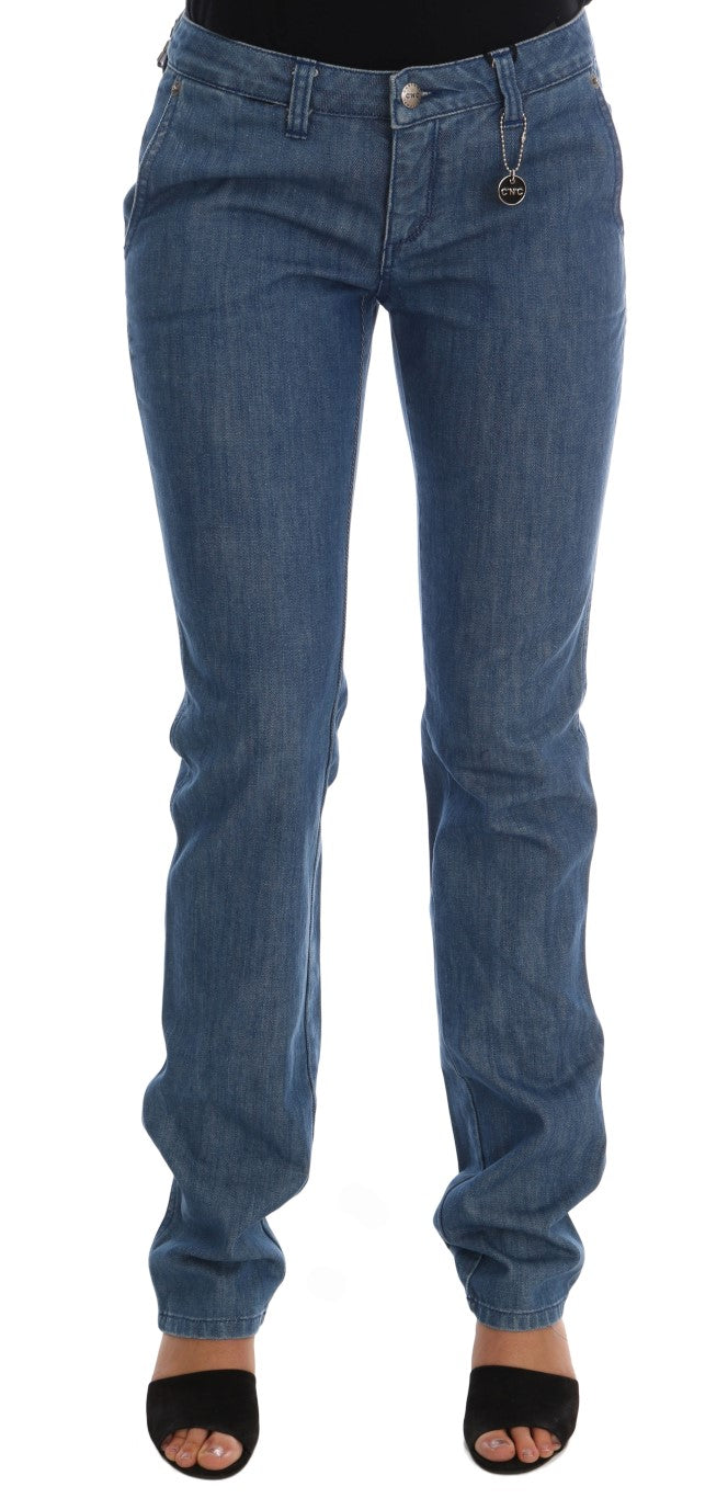 Super Slim Blue Wash Cotton Jeans