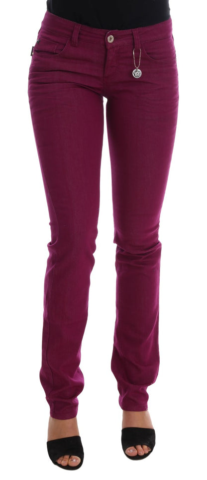  - Elegant Purple Super Slim Jeans