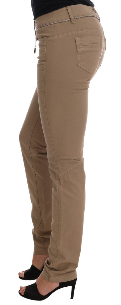  - Beige Super Slim Fit Denim Delight