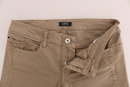  - Beige Super Slim Fit Denim Delight