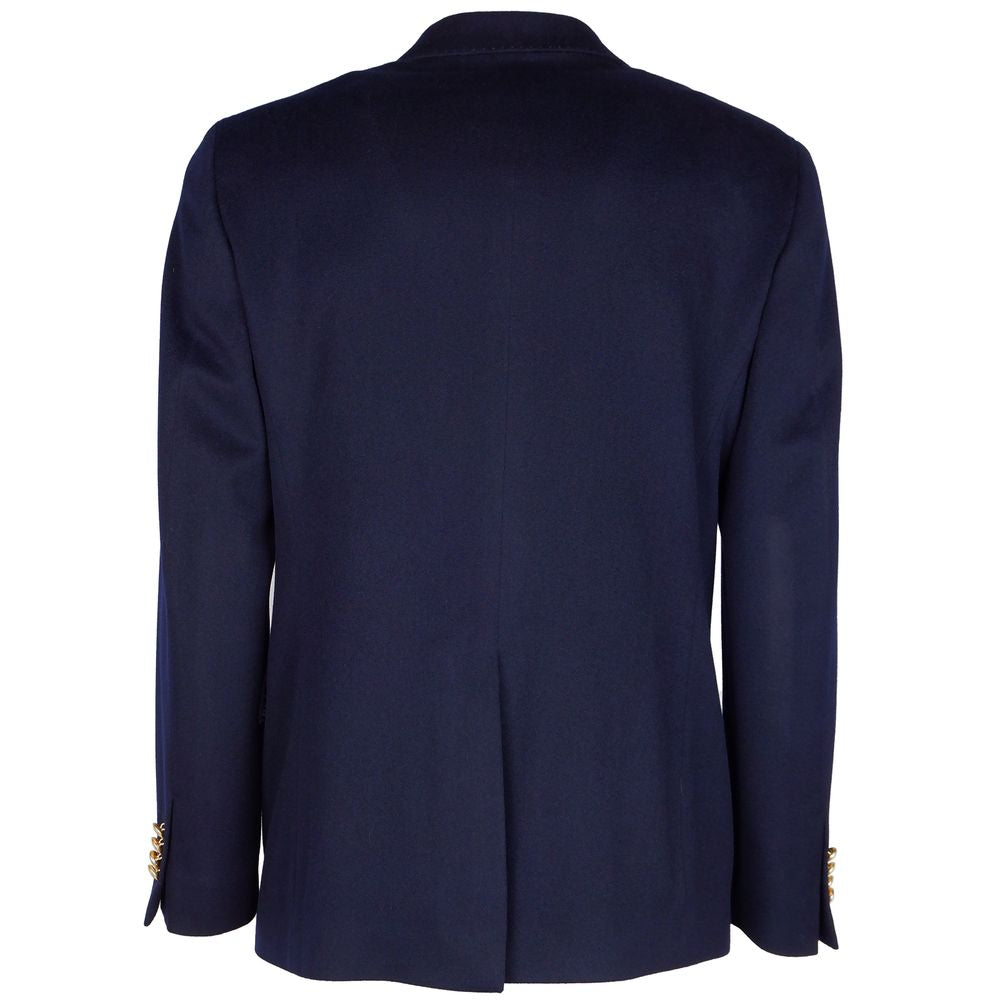  - Blue Wool Vergine Blazer