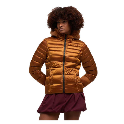 Orange Nylon Jackets & Coat - The Luxe Alliance