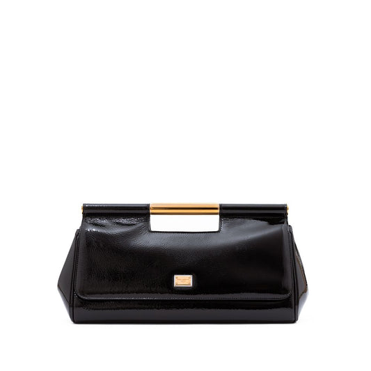  - Black Leather Handbag