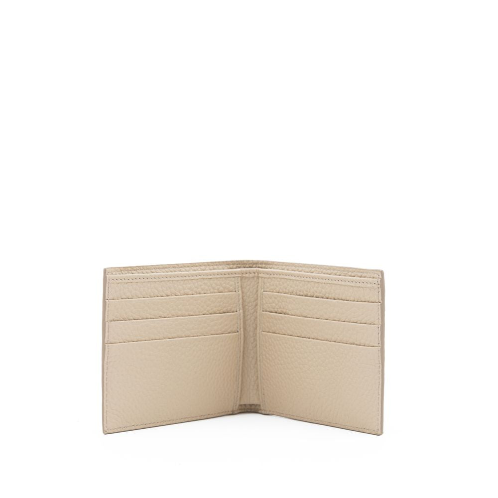  - Beige Leather Wallet