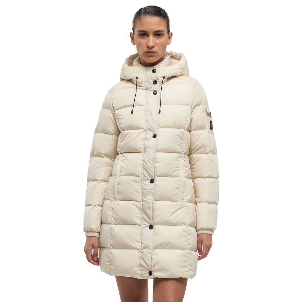  - White Nylon Jackets & Coat