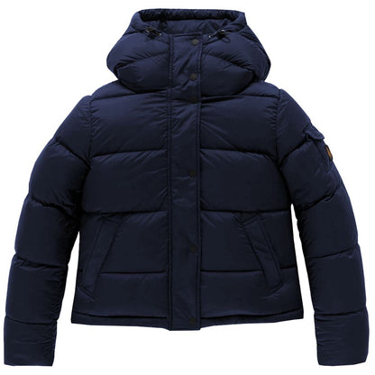  - Blue Polyester Jackets & Coat