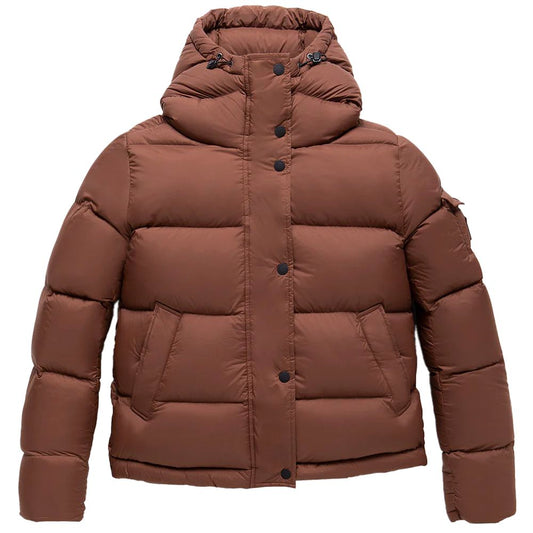  - Brown Polyester Jackets & Coat