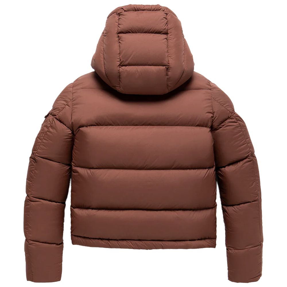  - Brown Polyester Jackets & Coat