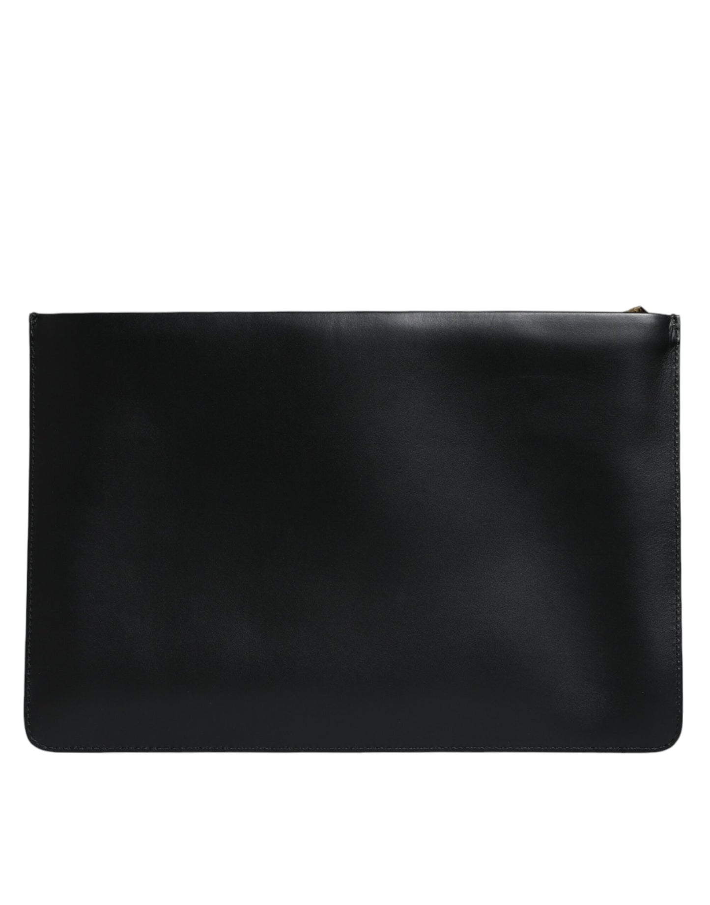 Black Calfskin Leather Mediterranean Pouch Bag - The Luxe Alliance