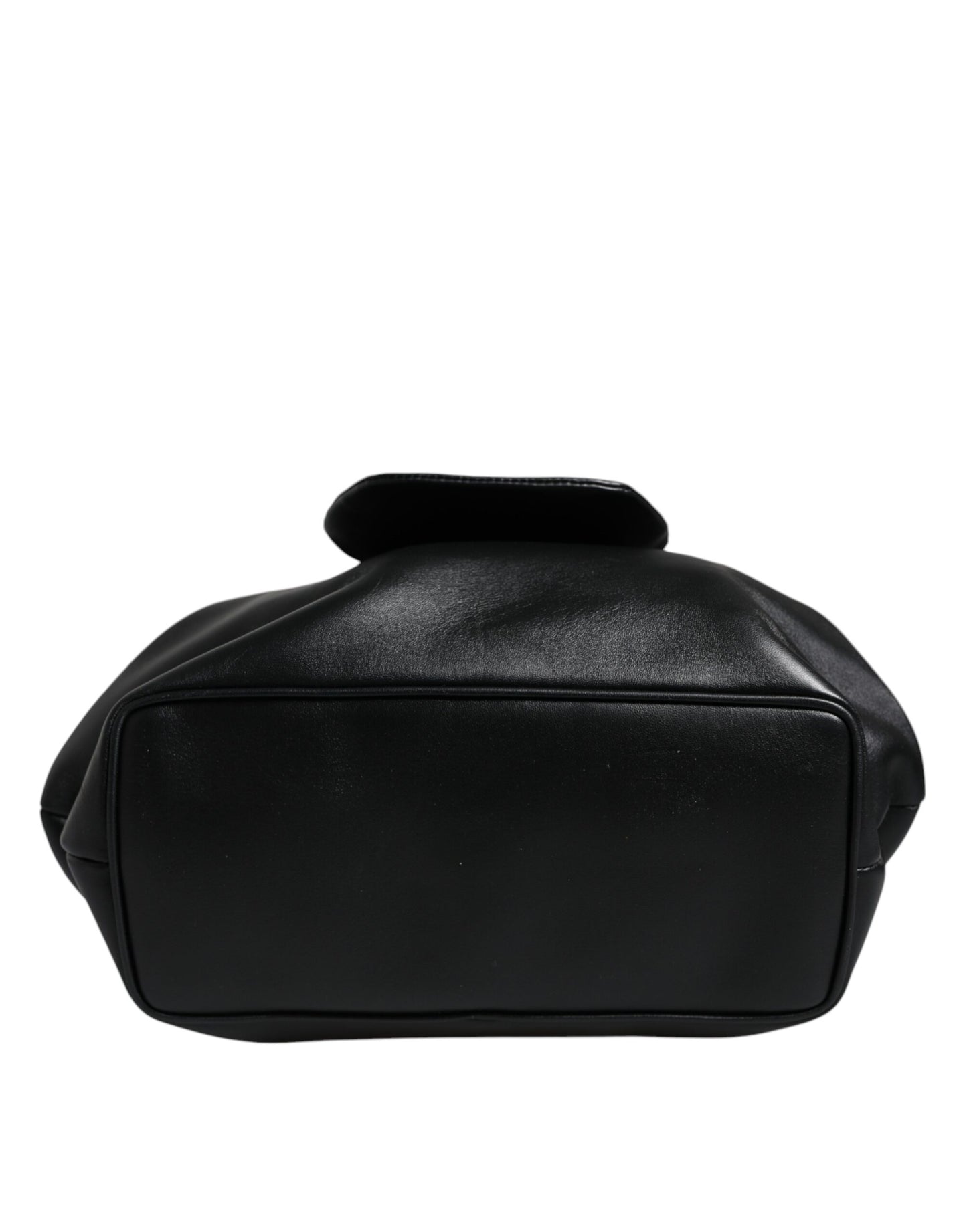 Black Calfskin Leather Shoulder Clutch Bag - The Luxe Alliance