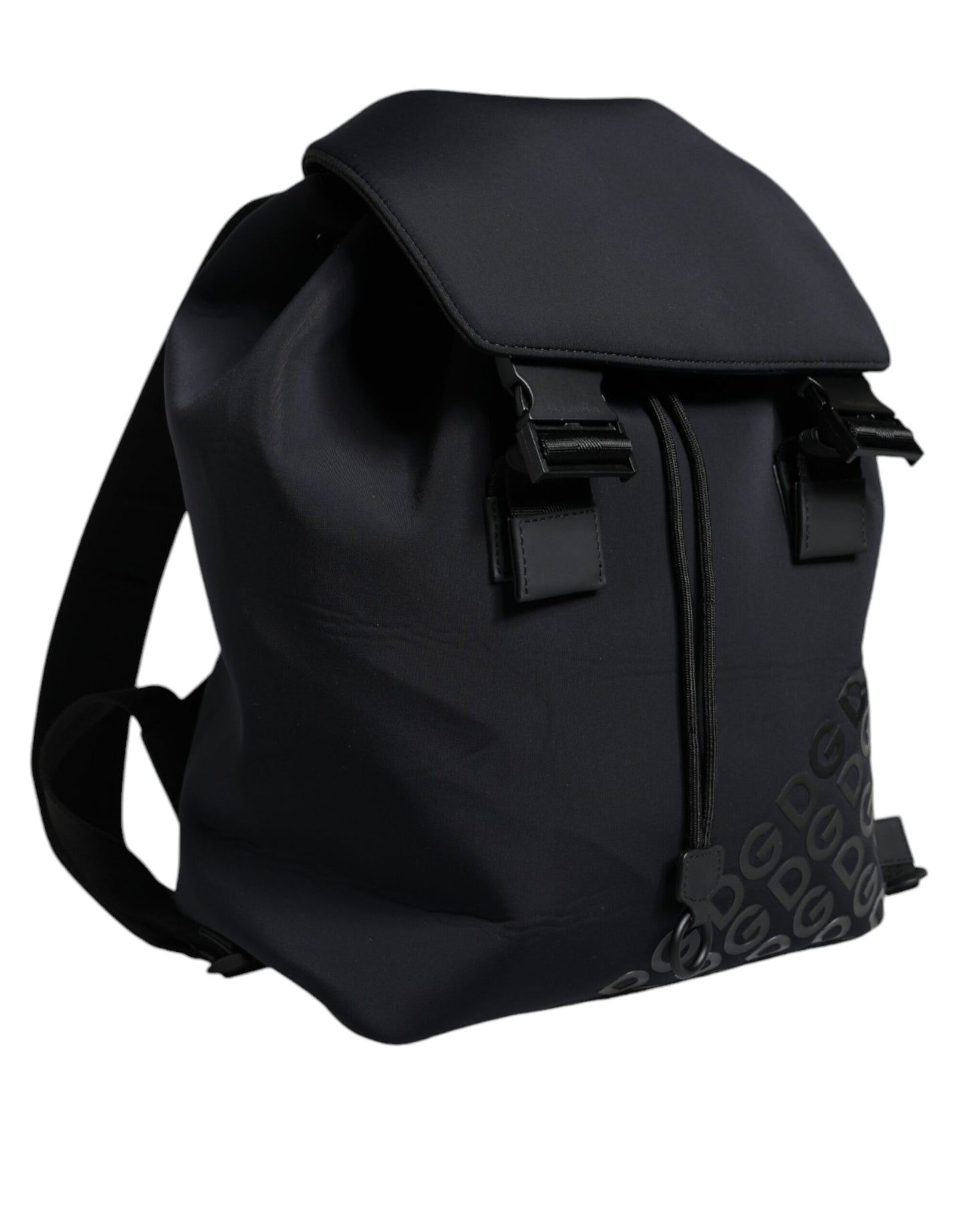 Black DG Mania Neoprene Travel Back Pack Bag - The Luxe Alliance