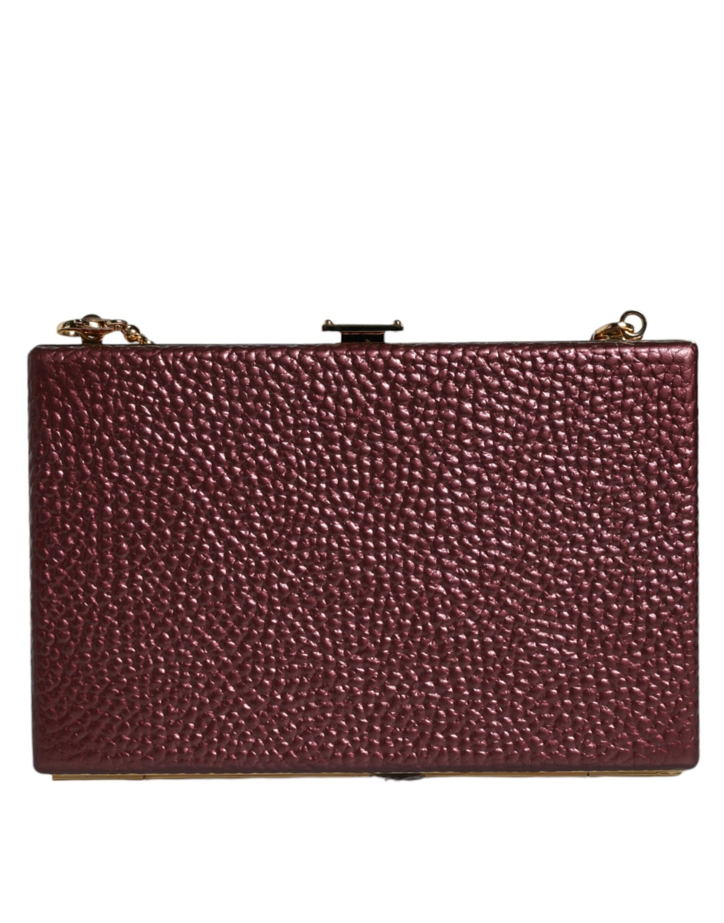 Maroon Leather Clutch Evening Crossbody Bag - The Luxe Alliance