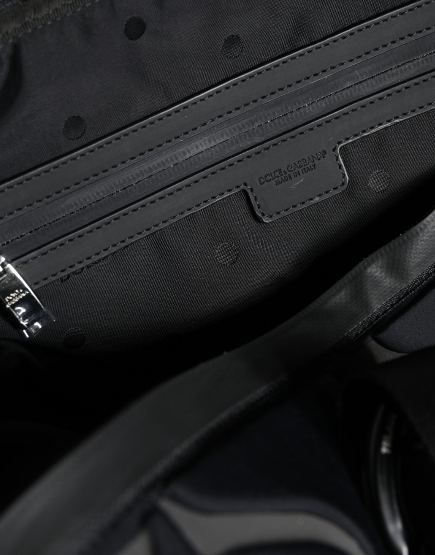 Black Neoprene Logo Sport Gym Duffel Shoulder Bag - The Luxe Alliance