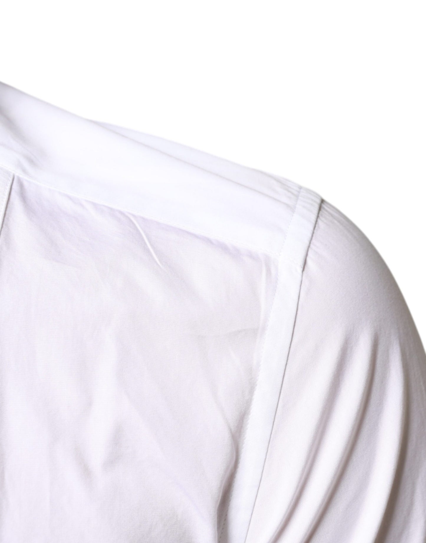 White Bib Cotton Poplin Formal Dress Shirt - The Luxe Alliance