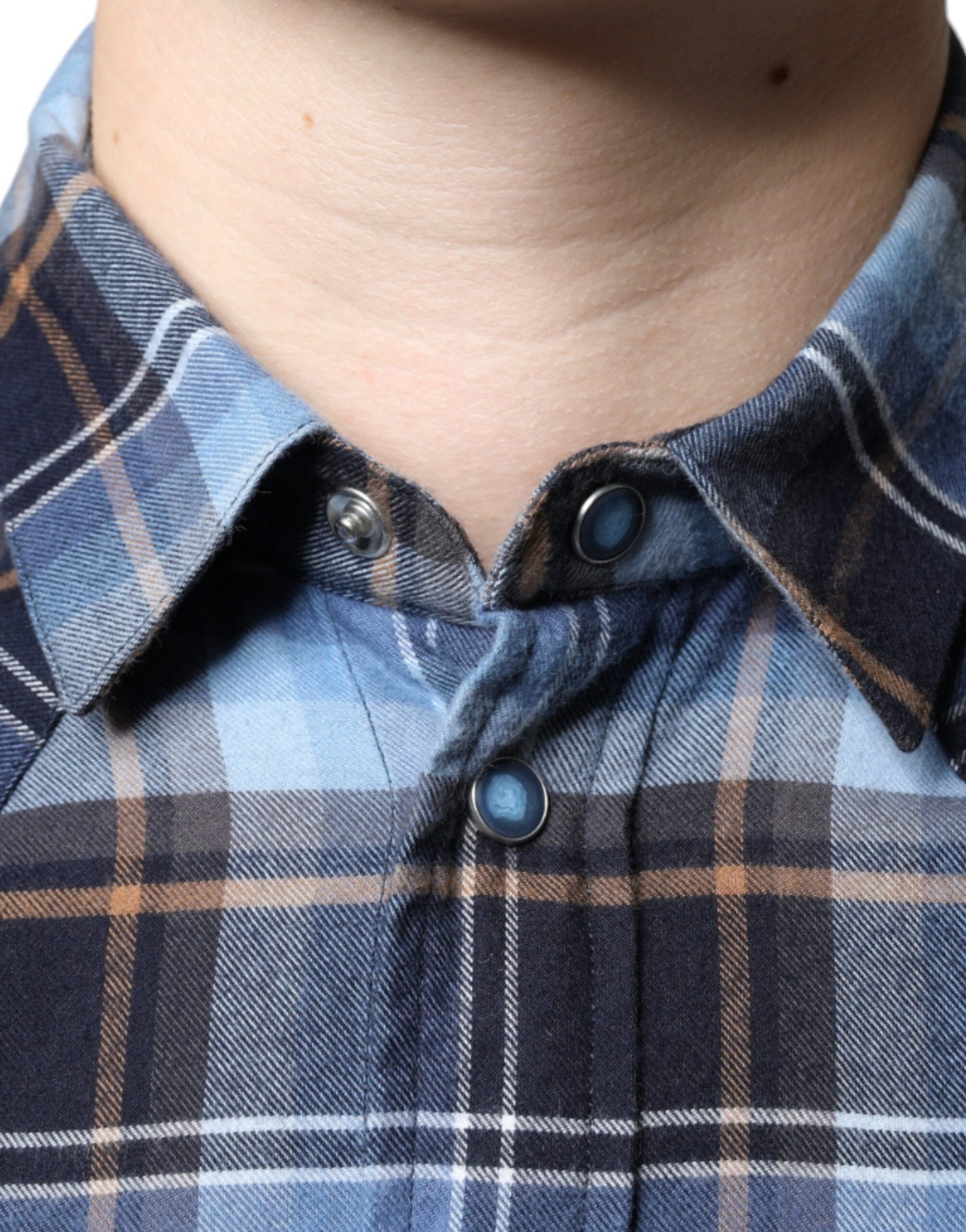 Multicolor Checkered Paradiso Patch Slim Fit Shirt - The Luxe Alliance