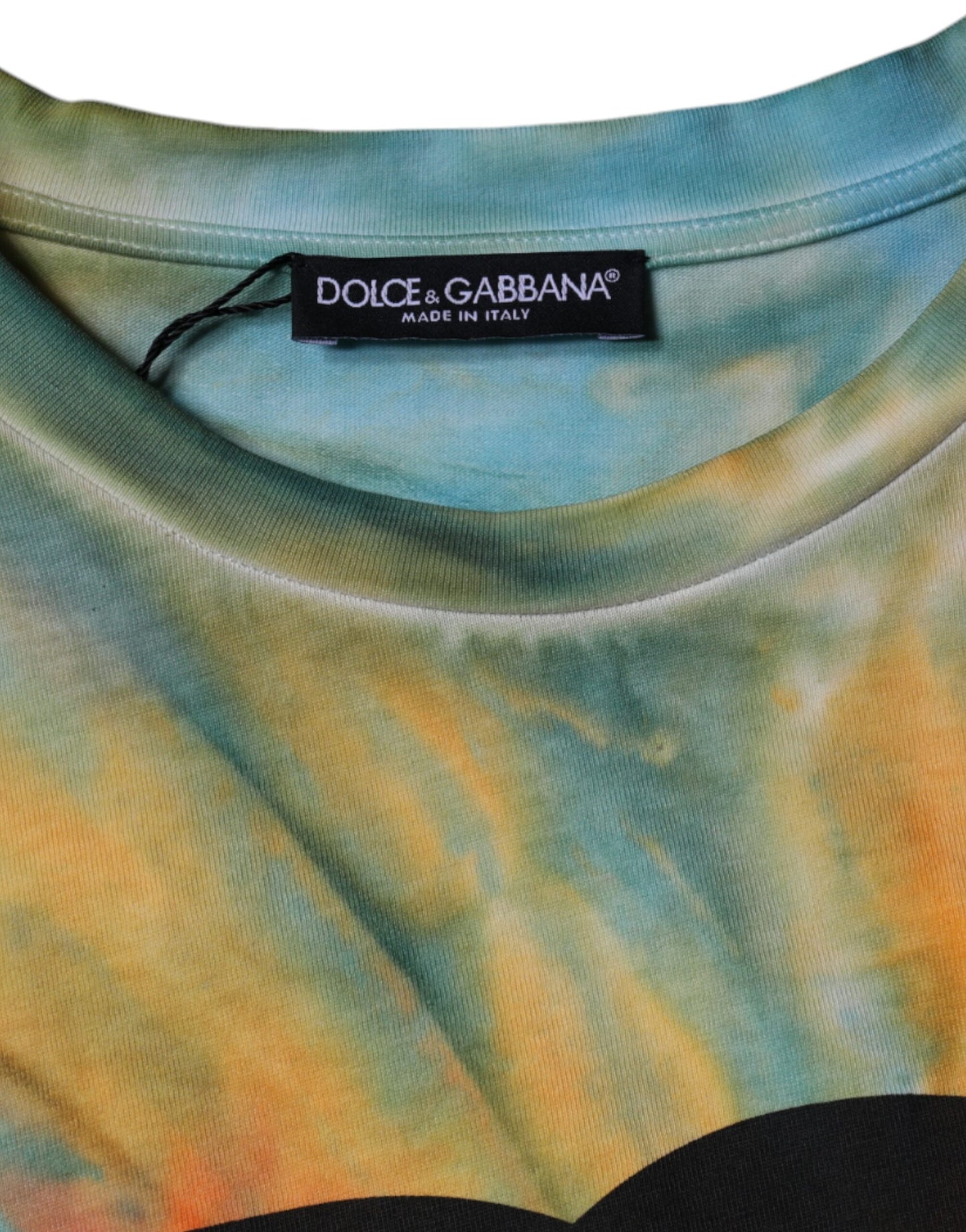 Multicolor Tie-Dye Logo Cotton T-shirt - The Luxe Alliance