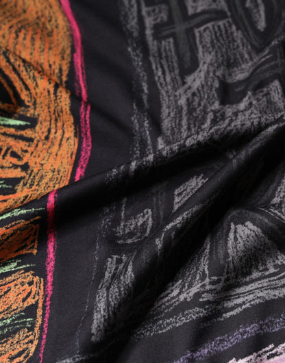  - Multicolor Graphic Print Cotton T-shirt