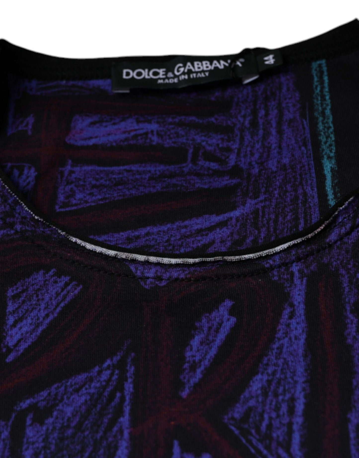  - Multicolor Graphic Print Cotton T-shirt