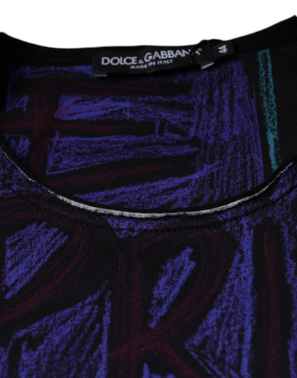  - Multicolor Graphic Print Cotton T-shirt