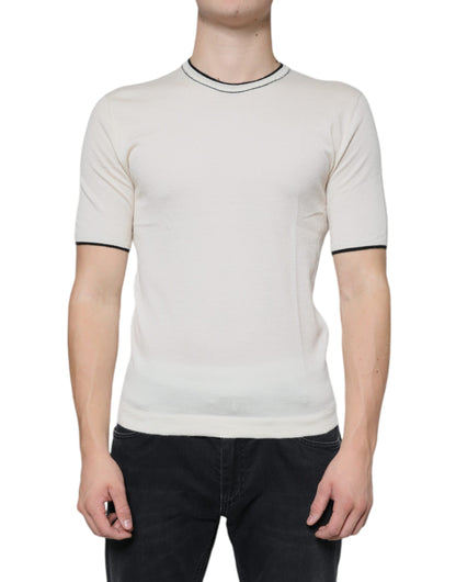  - Off White Cashmere Short Sleeves T-shirt