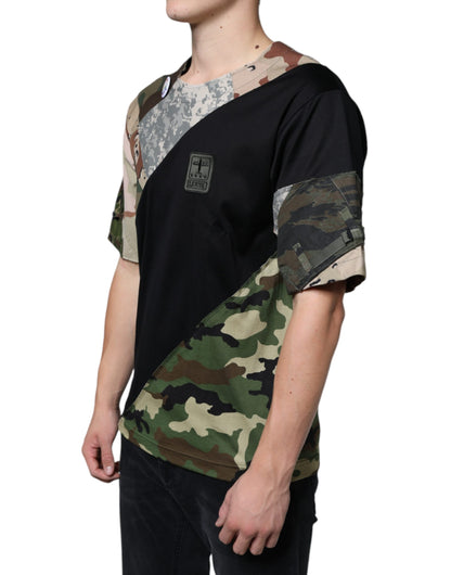  - Multicolor Camouflage Patchwork DG Royal T-shirt