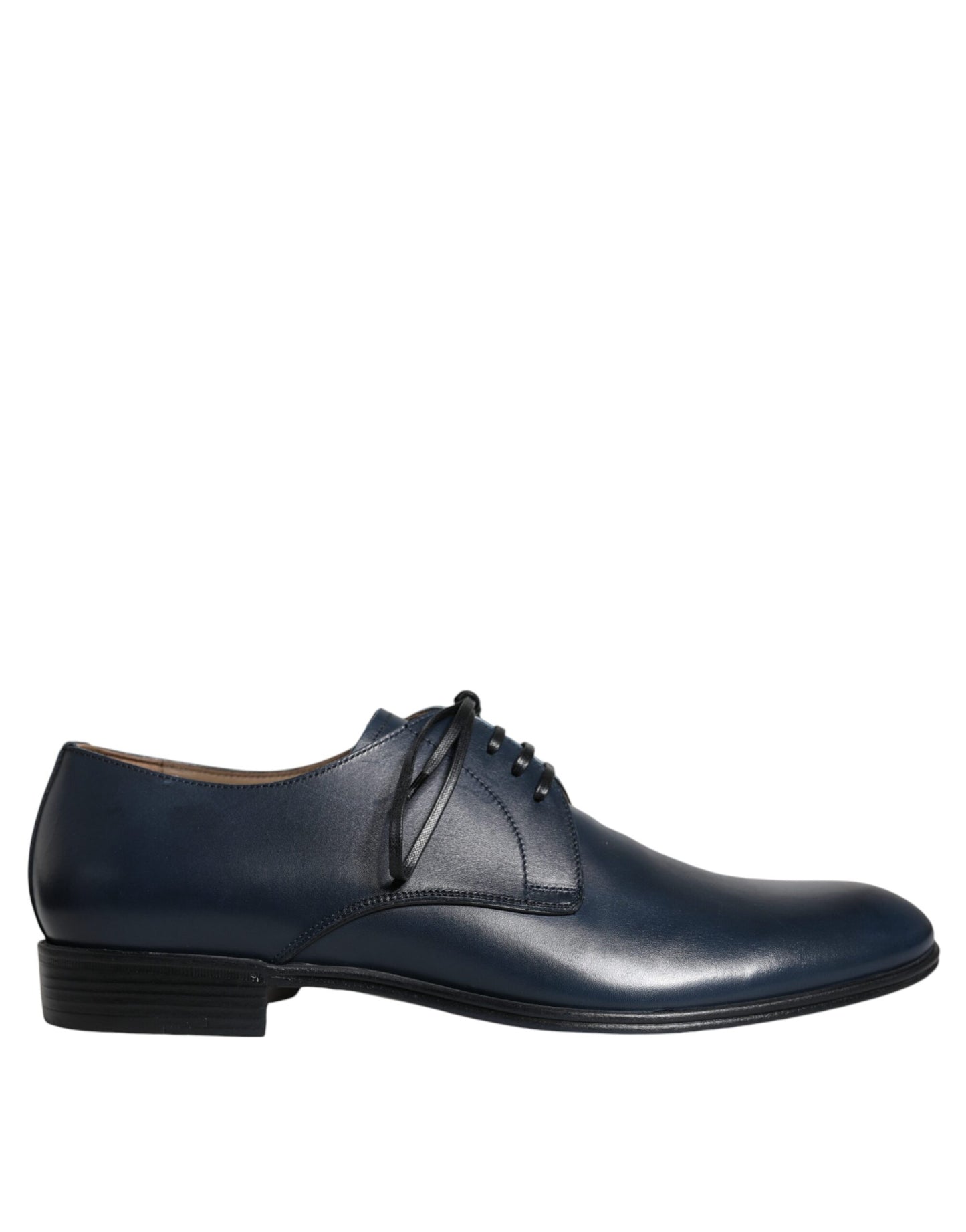  - Navy Blue Leather Derby Dress Formal Shoes