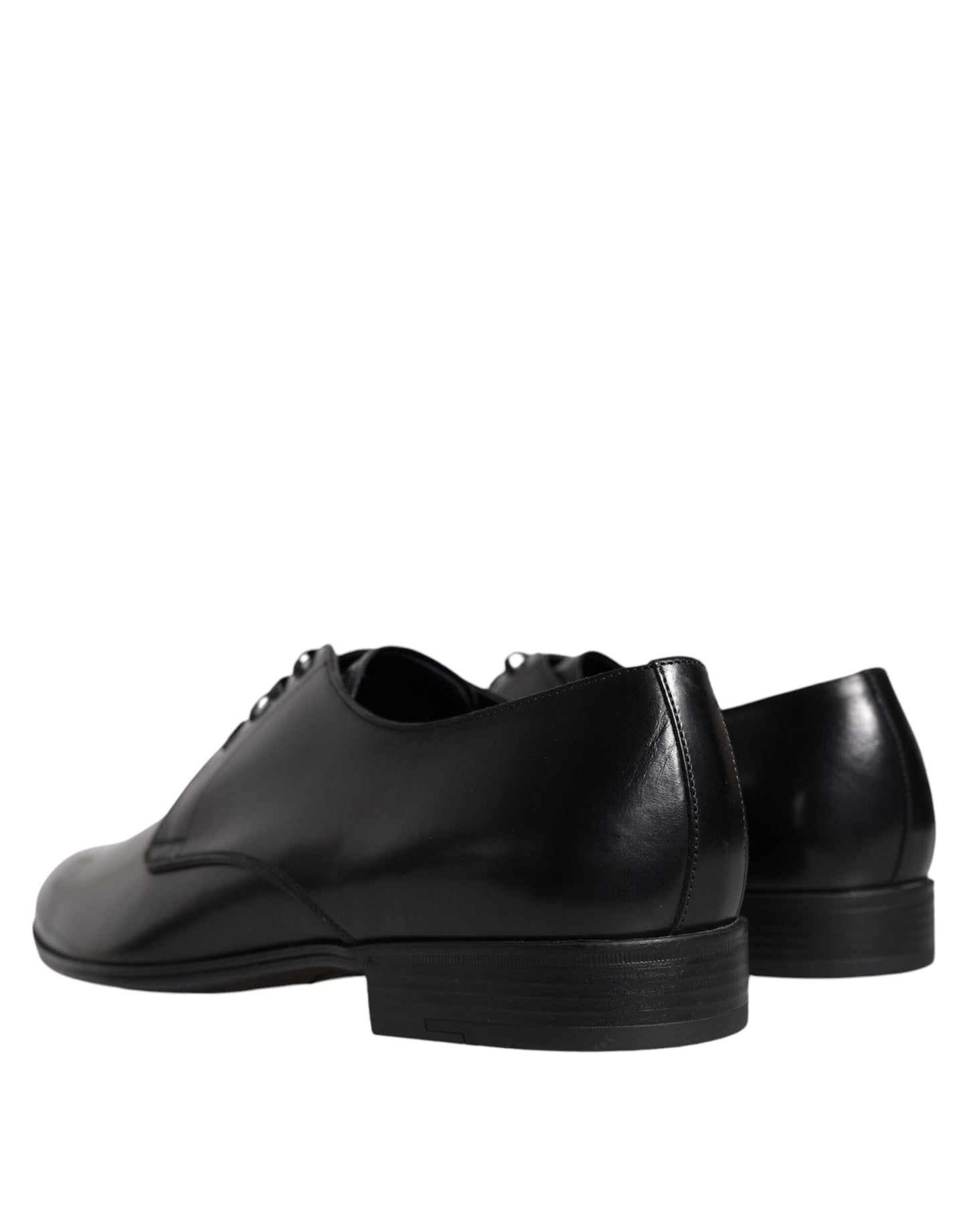 Black Leather Derby Formal Dress Shoes - The Luxe Alliance