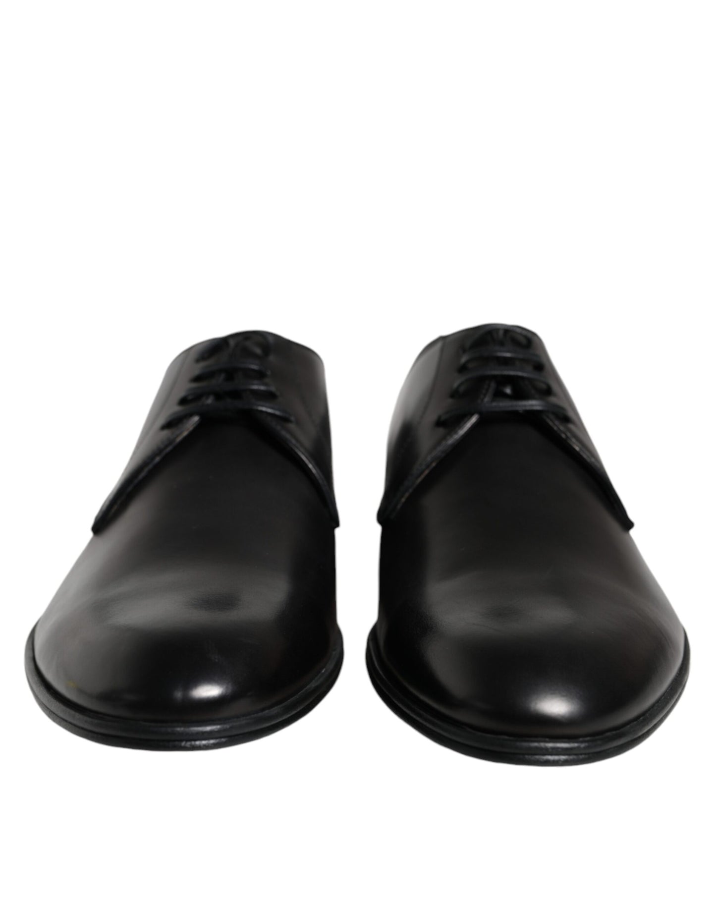  - Black Leather Derby Formal Dress Shoes