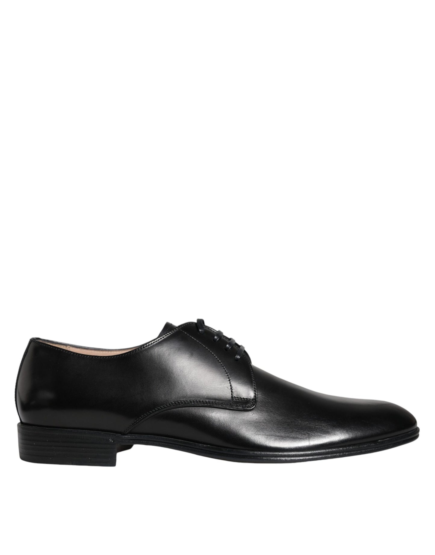  - Black Leather Derby Formal Dress Shoes