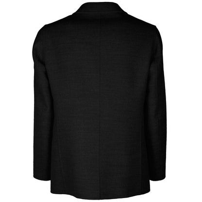 Black Wool Vergine Blazer - The Luxe Alliance