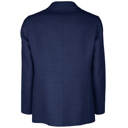 Blue Wool Vergine Blazer - The Luxe Alliance