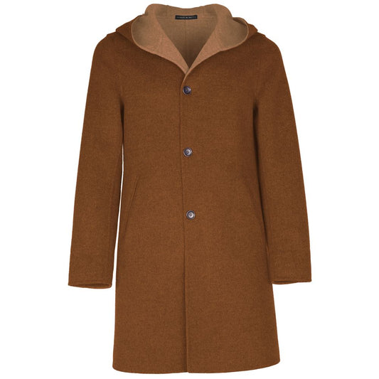 Brown Wool Vergine Jacket - The Luxe Alliance